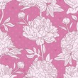 Floral seamless vector pattern with peonies