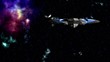 UFO in depths of space
