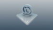 3d metal icon