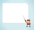 presentation on whiteboard