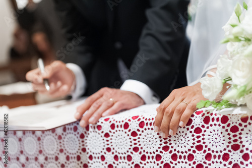 Photo: husband signing for weddining husband signing for weddining
