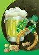 Vector: St. Patrick's Green Beer St. Patrick's Green Beer