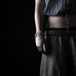 The woman with the injured wrist