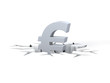 Financial crisis concept 3d render