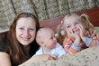 Foto: mother and her children mother and her children