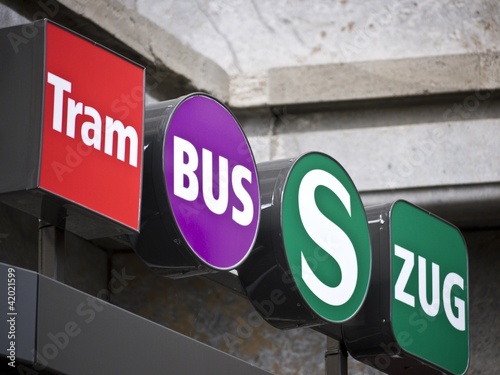 Photo: Nahverkehrssymbole Nahverkehrssymbole