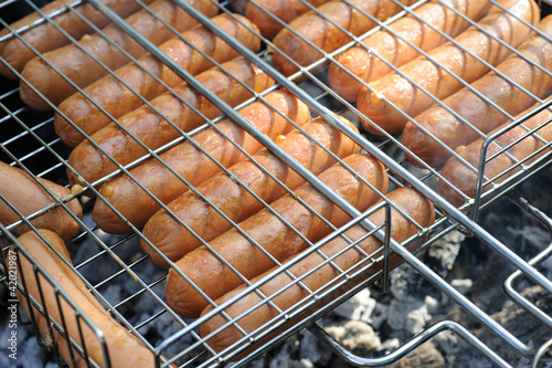 Photo: Grilled sausages Grilled sausages