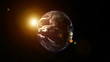 Video: Earth With Sunrise Earth With Sunrise