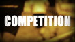 Video: Competition Schriftzug mit Läufern im Hintergrund Competition Schriftzug mit Läufern im Hintergrund