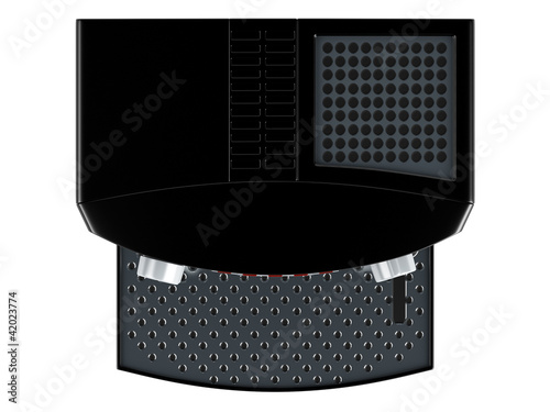 Illustration: Black coffee machine Black coffee machine