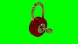 Video: Golden key unlocks the padlock Golden key unlocks the padlock
