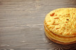 Photo: Ossetian pies. Ossetian pies.
