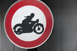 Foto: Motorrad Verbot Motorrad Verbot