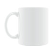 Tasse mit Henkel weiß