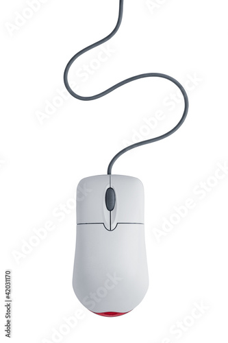 Photo: Computer mouse with cord Computer mouse with cord