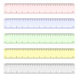 Centimeter and inch ruler