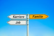Karriere- Familie