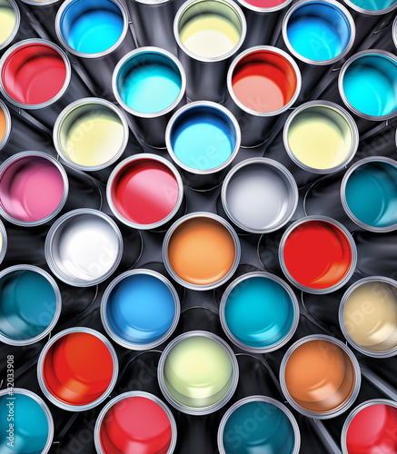 Illustration: Paint cans Paint cans