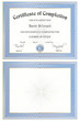 Vektor: Certificate(with and without sample text for JPG users) Certificate(with and without sample text for JPG users)