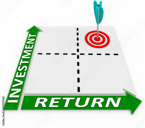 Illustration: Maximize Return on Your Investment Arrow Matrix Maximize Return on Your Investment Arrow Matrix