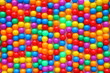 colorful plastic balls,background.