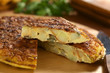 Photo: Homemade Spanish tortilla (omelette with potatoe, onion) Homemade Spanish tortilla (omelette with potatoe, onion)