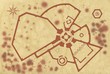 Ancient map of a fortress
