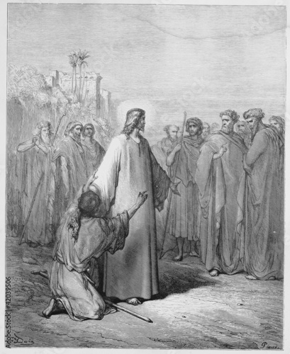 Photo: Jesus healing the demoniac boy Jesus healing the demoniac boy
