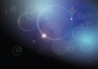 Blue Galaxy Background