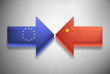 Illustration: EU gegen China EU gegen China