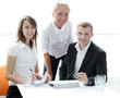 Group of businesspeople on meeting