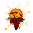 African sunset