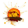 African sunset