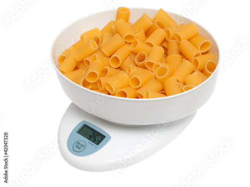 Photo: bilancia con pasta bilancia con pasta