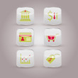 finance icons set