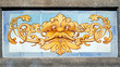 Traditional glazed tiles from Porto