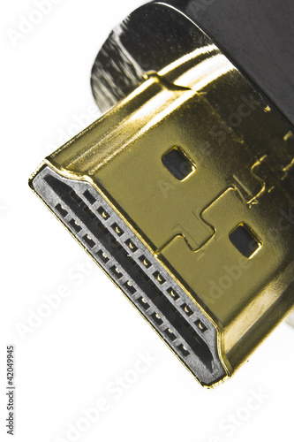 Photo: HDMI connector macro HDMI connector macro