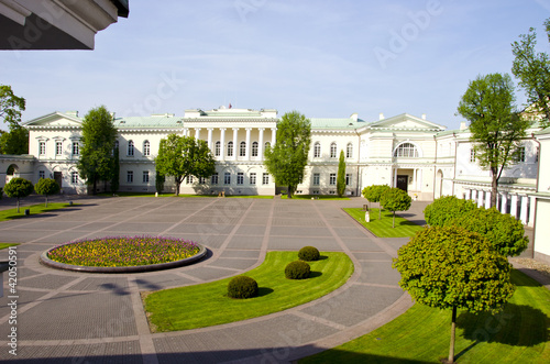 Photo: Lithuanian president palace in capital Vilnius Lithuanian president palace in capital Vilnius
