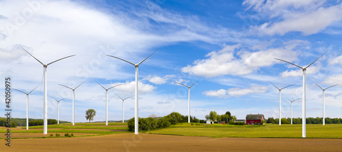 Photo: American Countryside With Windmill American Countryside With Windmill