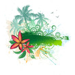 Tropical abstract background