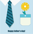 happy father day greeting card
