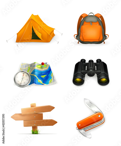 Vector: Tourism icon set Tourism icon set