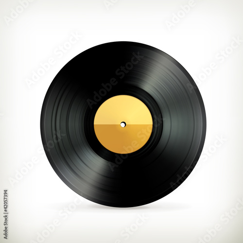 Vector: Vinyl record Vinyl record