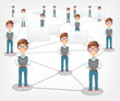 Vektor: Social Network. Vector EPS 10. Social Network. Vector EPS 10.