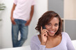 Woman on the phone