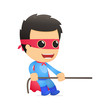 funny cartoon superhero