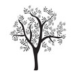 Abstract tree - isolated on white background