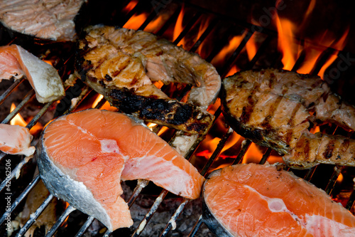 Foto: grilled salmon grilled salmon