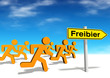 Figuren-Serie: Freibier - und jeder rennt hin