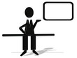 Vector: 3D Charakter Figur - Text Fenster 3D Charakter Figur - Text Fenster
